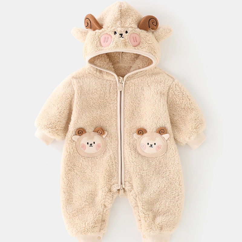 Baby Boy/Girl Padded and Thickened Cute Sheep  Romper