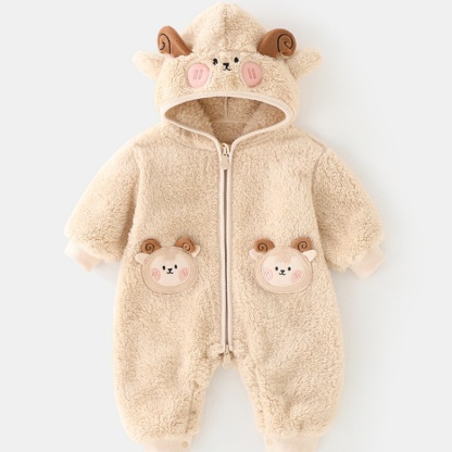 Baby Boy/Girl Padded and Thickened Cute Sheep  Romper
