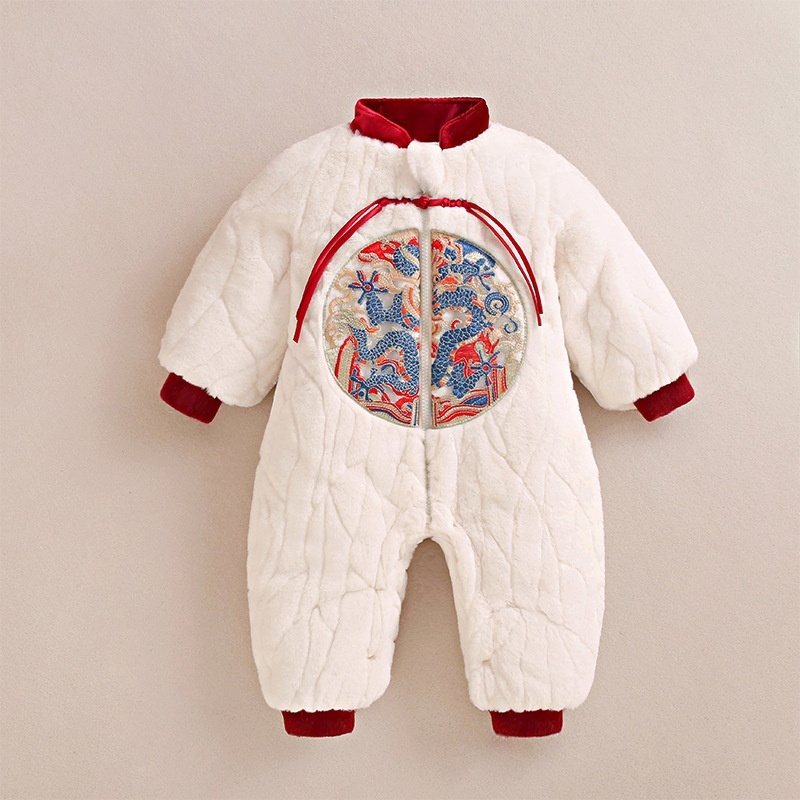 Baby Girl/Boy Chinese Style Thickened Romper