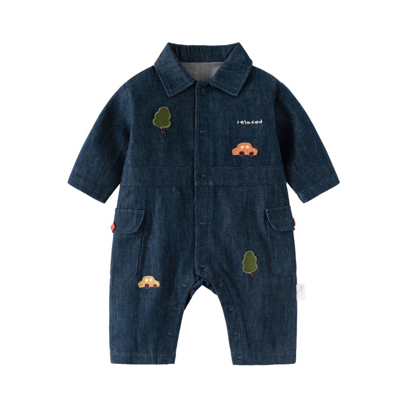 Baby Girl Padded and Thickened Cute Bunny Romper with Hat