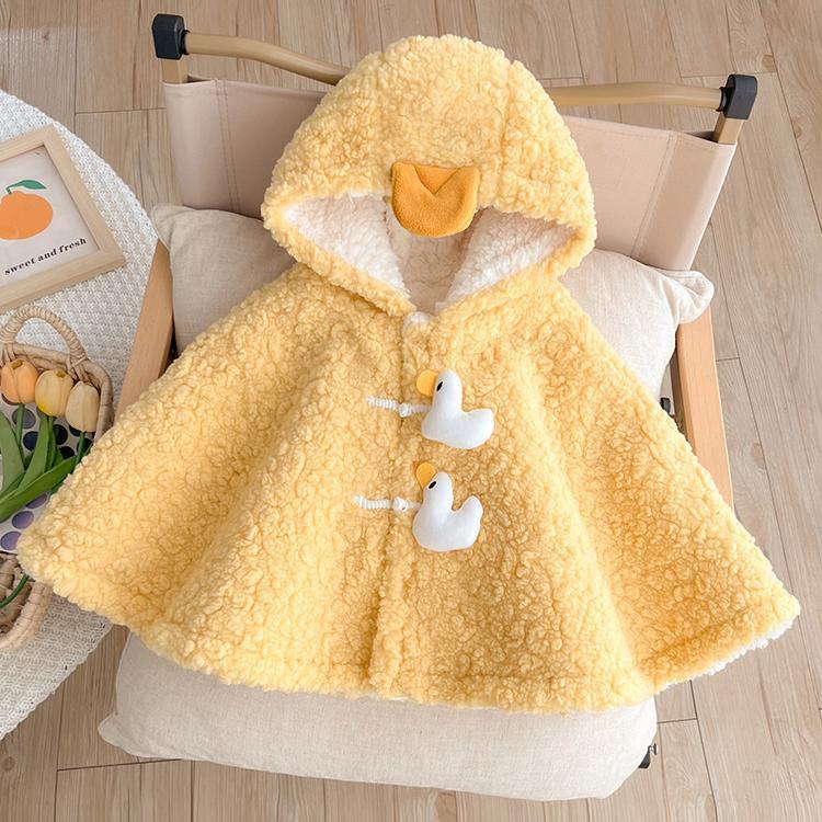 Baby Little Duck Hooded Cape