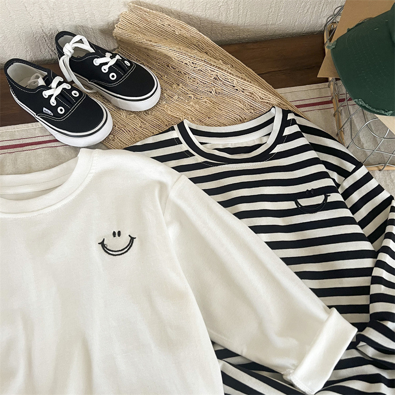 Baby Smiley Striped Sweatshirt