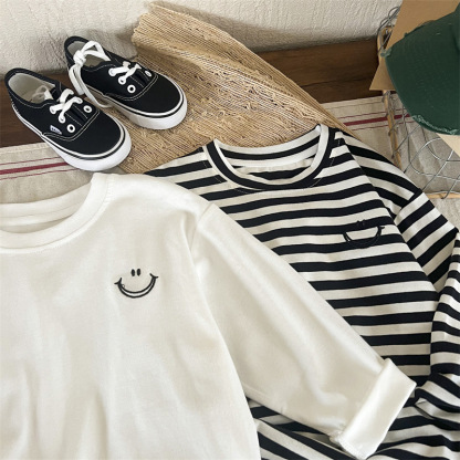 Baby Smiley Striped Sweatshirt