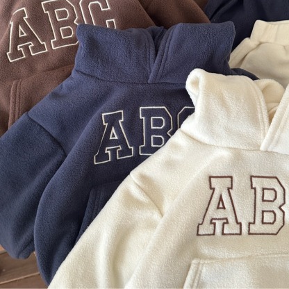 2pcs Baby Sports Padded Sweatshirt and Pant Set