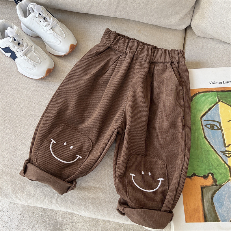 Baby Smiley Corduroy Pants