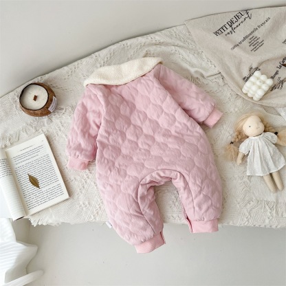 Baby Doll Neck Cotton Romper