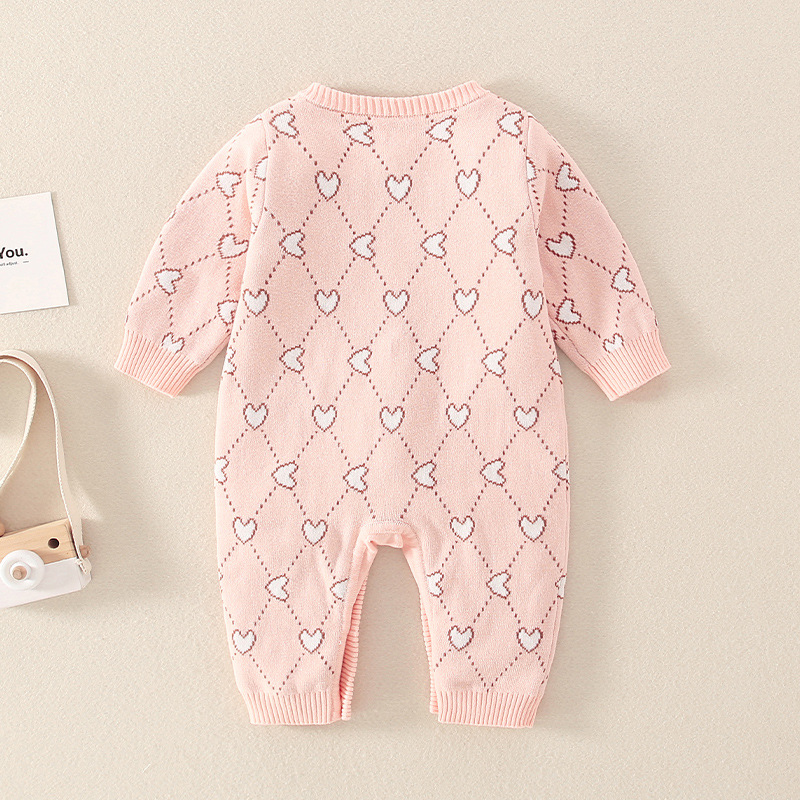 Baby Heart Thickened Romper