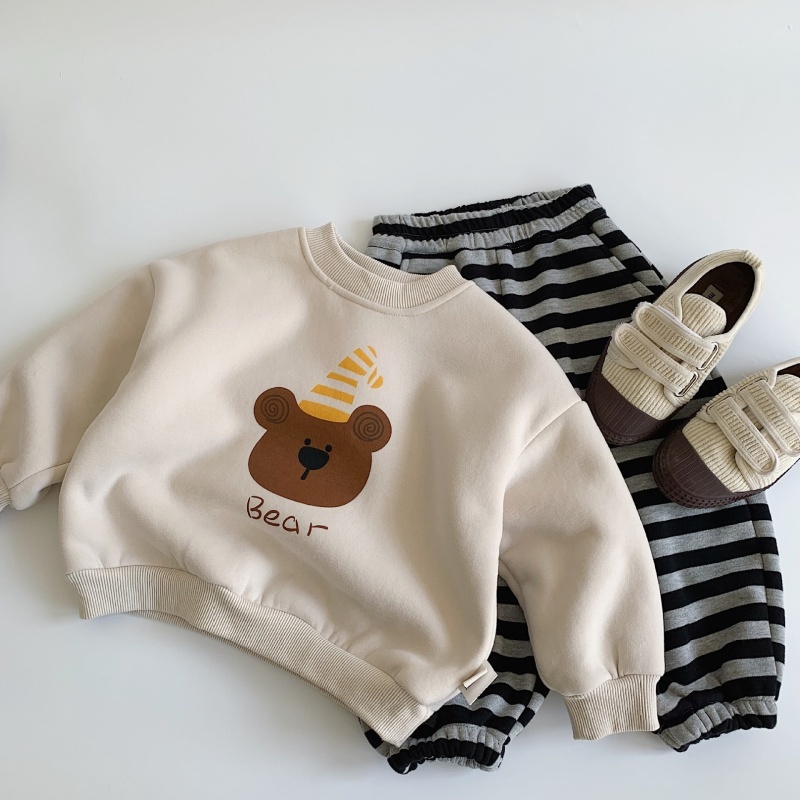 2pcs Baby Boy Digital Sports Winnie the Pooh Sweatshirt Top