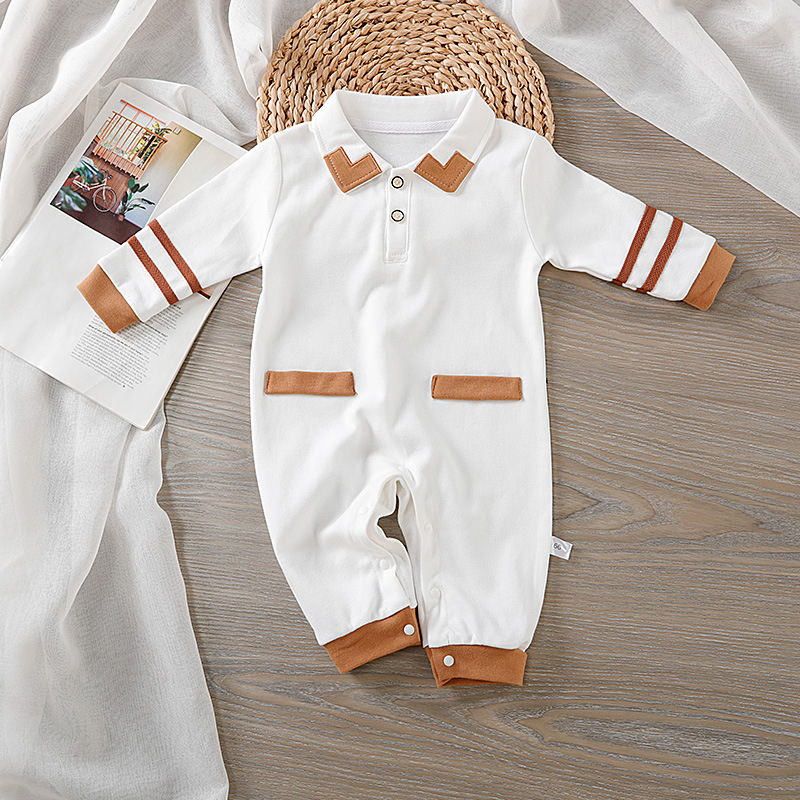 Baby Boy Simple And Comfortable Romper