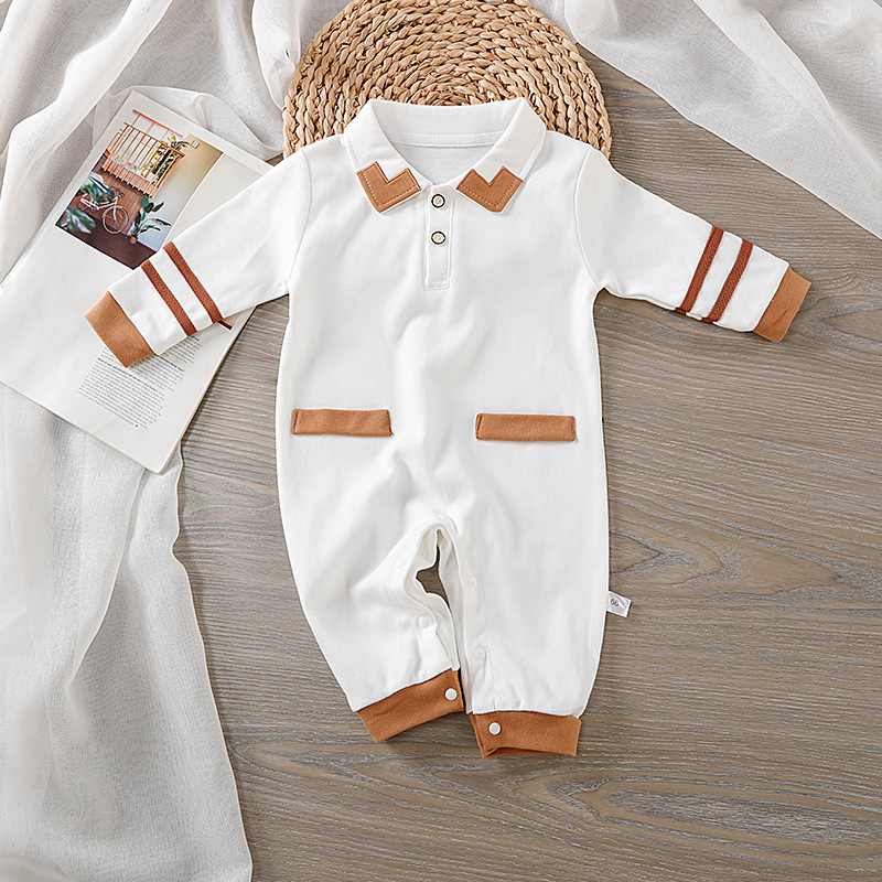 Baby Boy Simple And Comfortable Romper