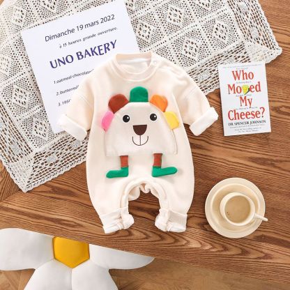 Baby Girl Sunflower Padded Romper