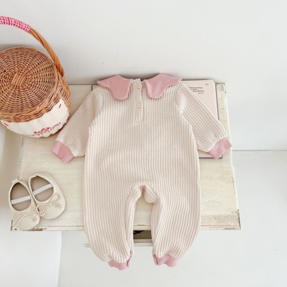 Baby Girl Cute Princess Doll Neck Romper