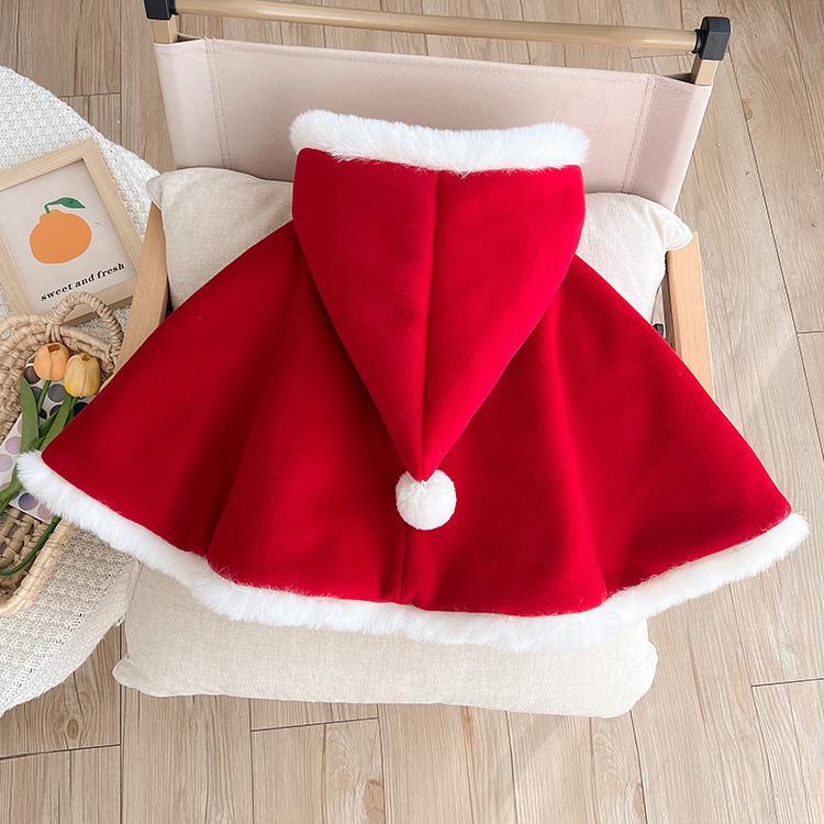 Baby Christmas Hooded Cape