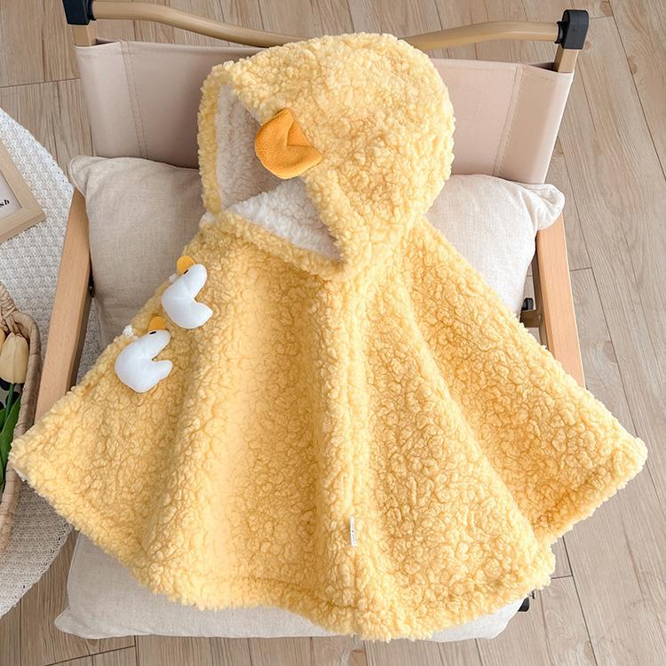 Baby Little Duck Hooded Cape