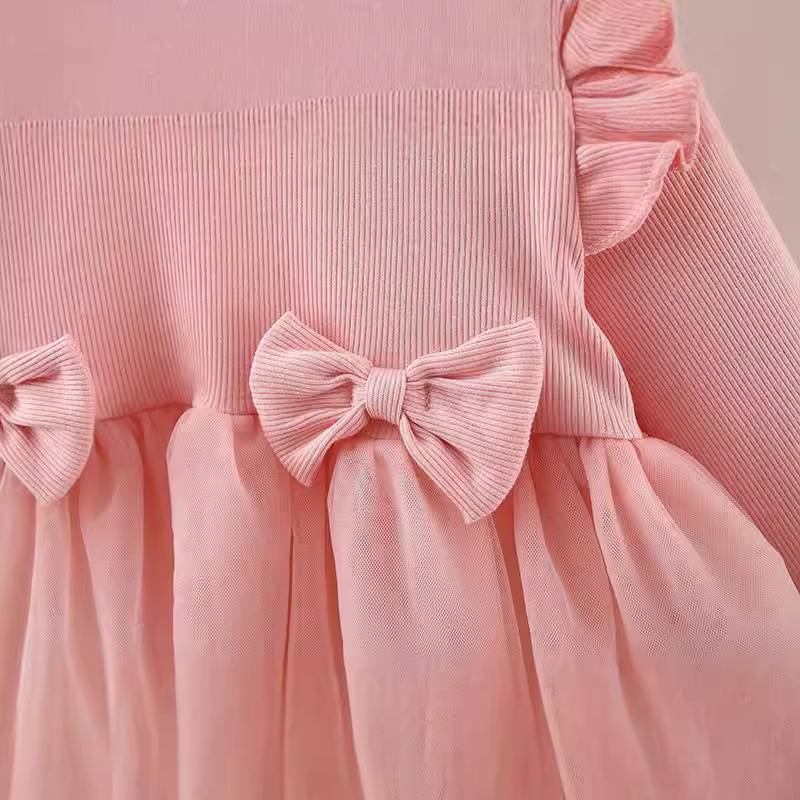 Baby Girl Long Sleeve Sweetheart Princess Dress
