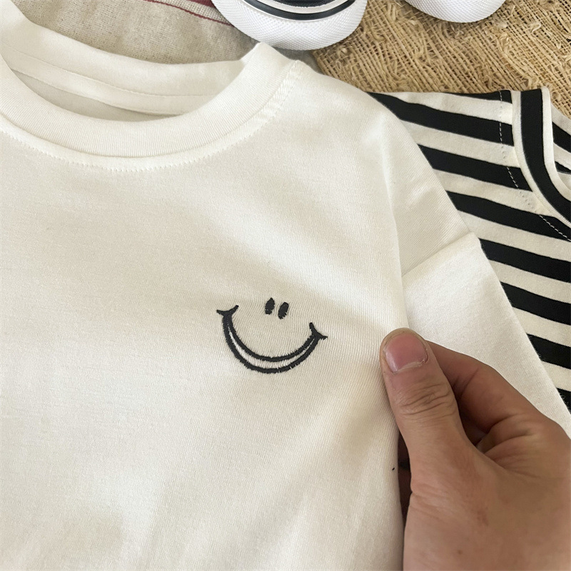 Baby Smiley Striped Sweatshirt