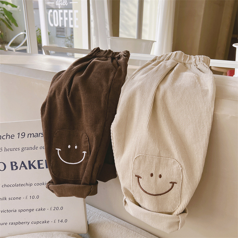 Baby Smiley Corduroy Pants