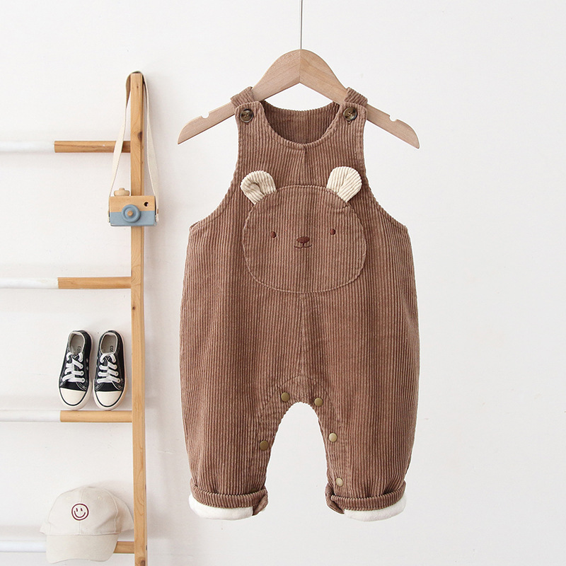 Baby Corduroy Cartoon Overall
