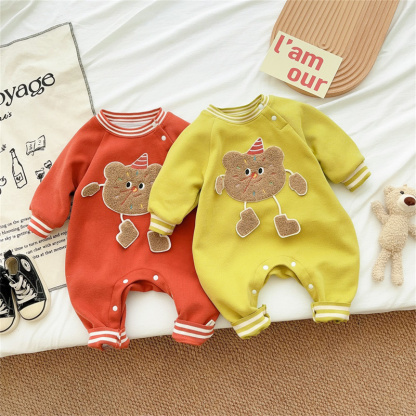 Baby Cartoon Cute Long Sleeves Romper