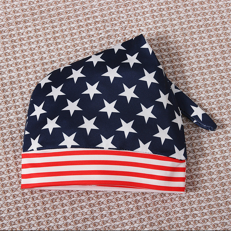 [Copy]Baby Boys Independence Day Letters Bodysuit + long pants + hat three-piece suit