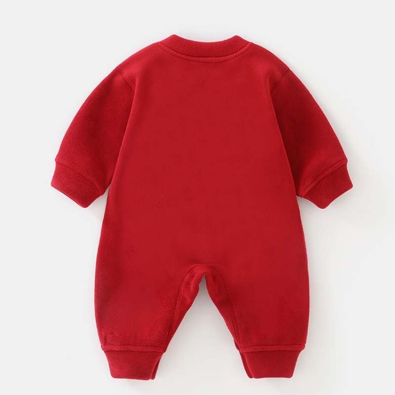 Baby Cute Padded 3D Bear Long Sleeve Romper
