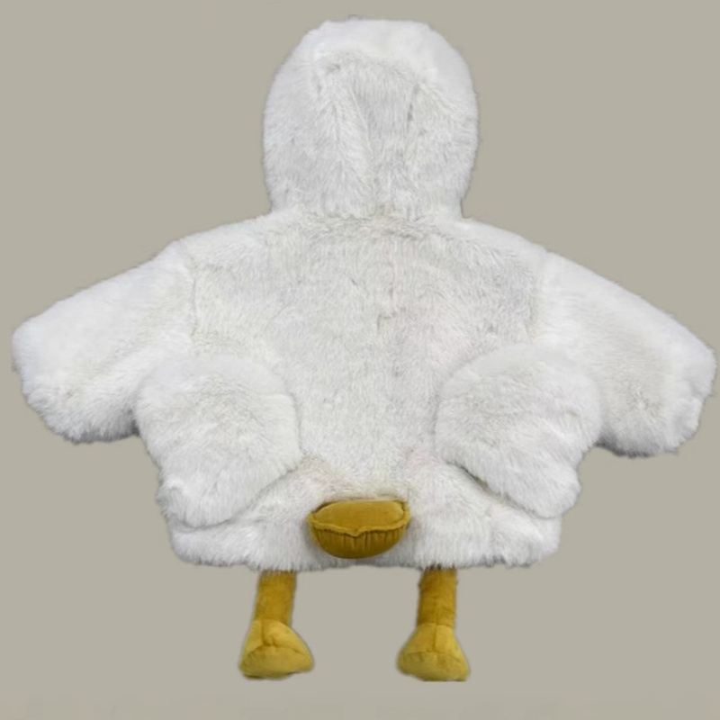 Baby And Children Cute White  Duckling Shape Jumper Thick Padded Jacket Top