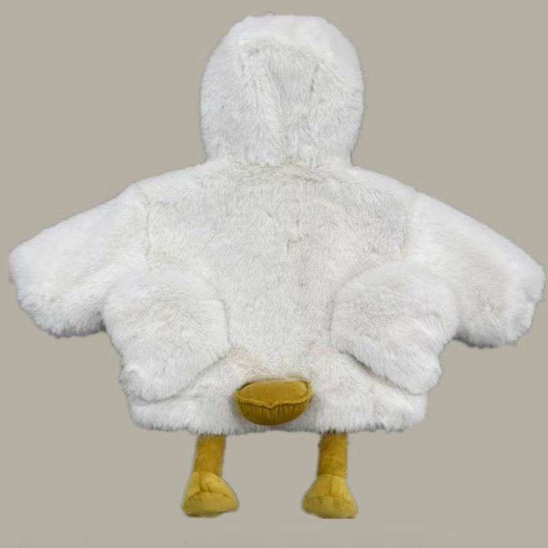 Baby And Children Cute White Duckling Shape Jumper Thick Padded Jacket Top