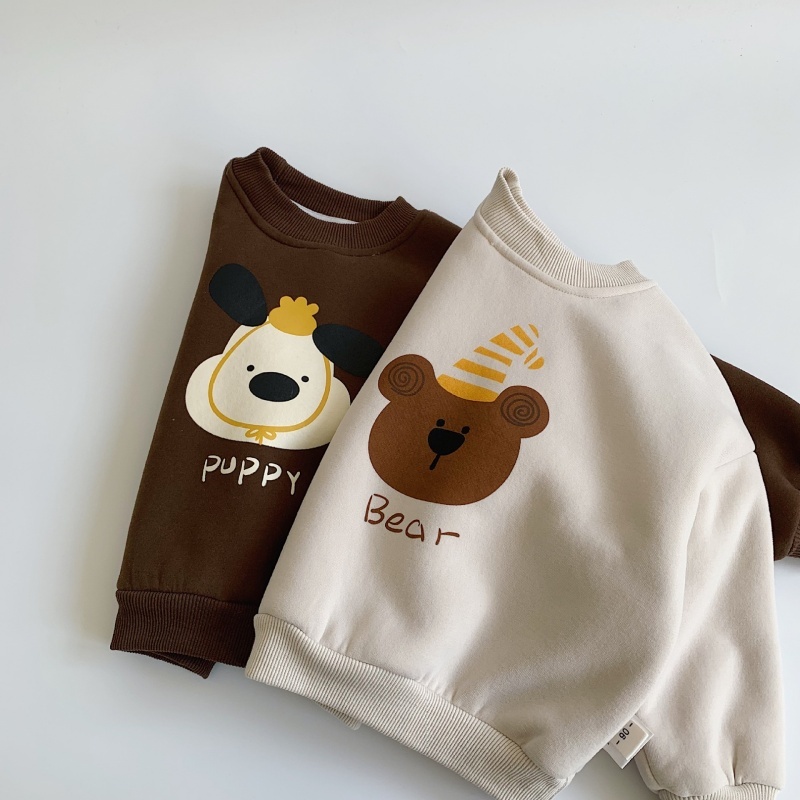 2pcs Baby Boy Digital Sports Winnie the Pooh Sweatshirt Top