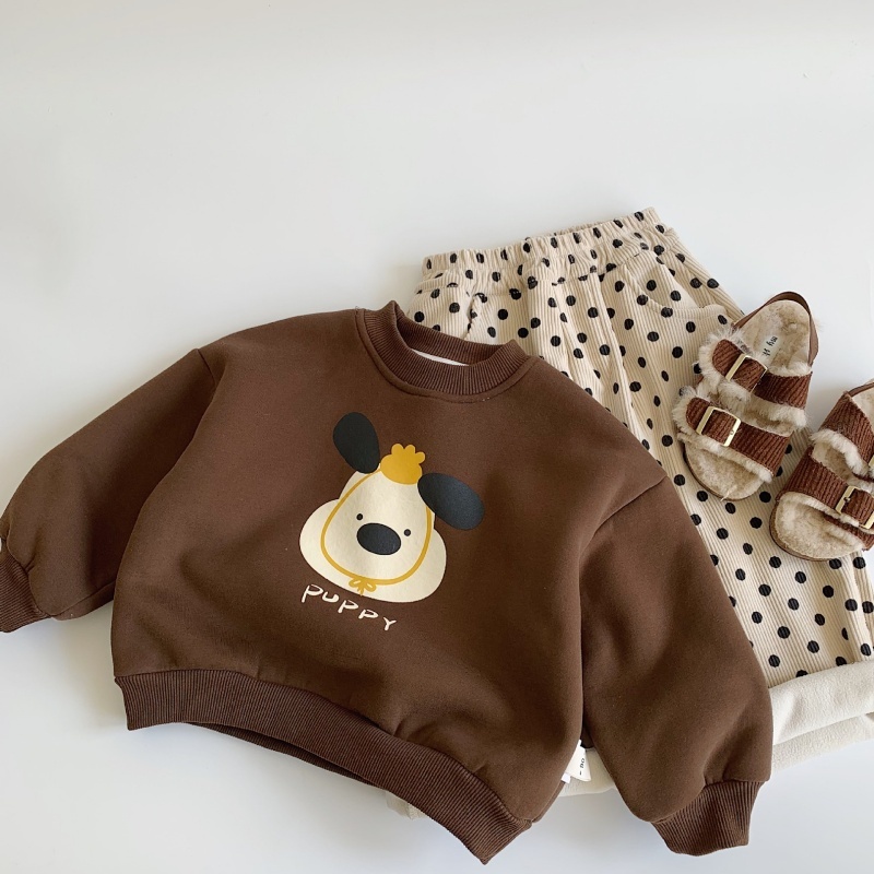 2pcs Baby Boy Digital Sports Winnie the Pooh Sweatshirt + Casual Trousers Set