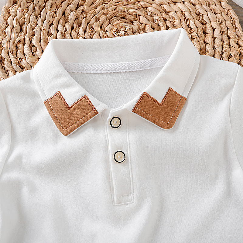 Baby Boy Simple And Comfortable Romper