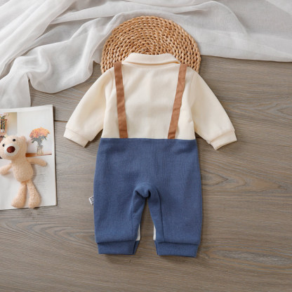 Baby Boy Cute Long Eared Dog Romper