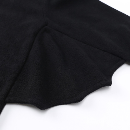 Baby Halloween Bat Hooded Imp Look Romper