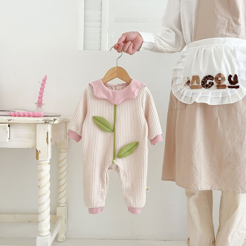 Baby Girl Cute Princess Doll Neck Romper