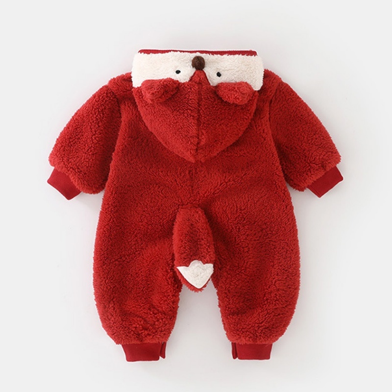 Baby Boy/Girl Padded and Thickened Cute Fox Romper