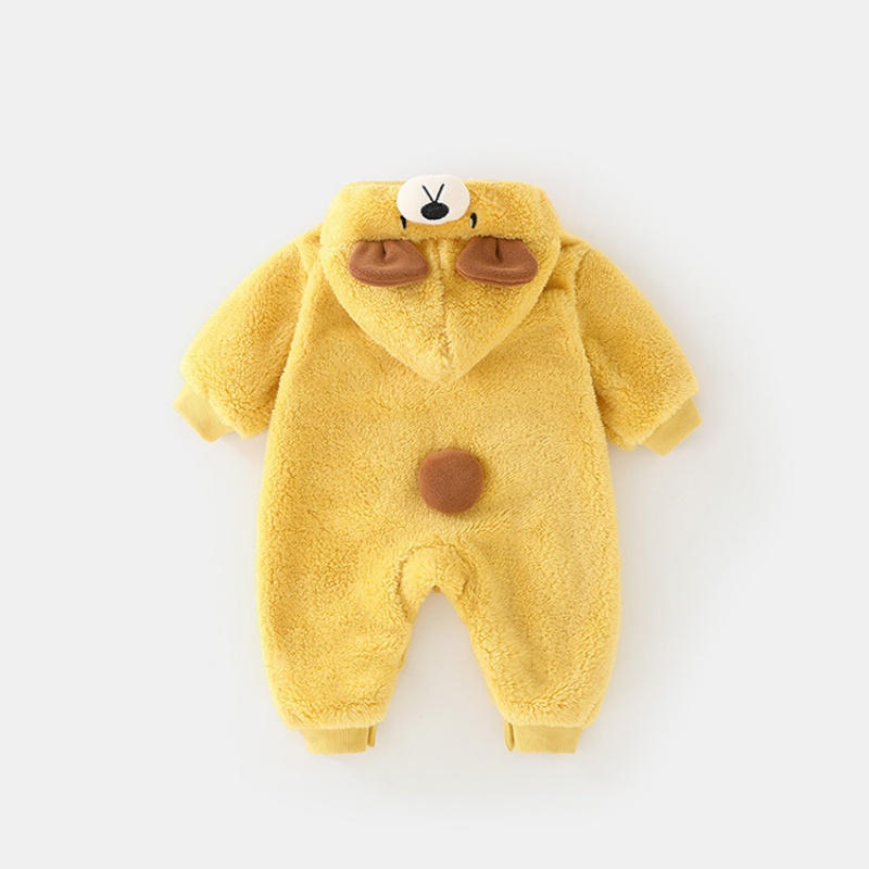 Baby Boy/Girl Padded and Thickened Cute Bear Romper