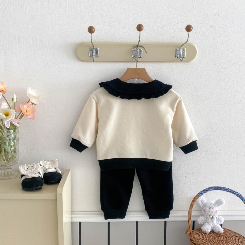 2pcs Baby Girl Cute Animal Princess Lapel Set