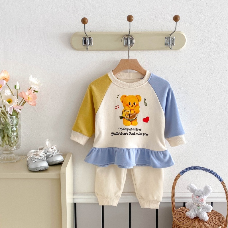 Baby Girl Padded and Thickened Cute Bunny Romper with Hat