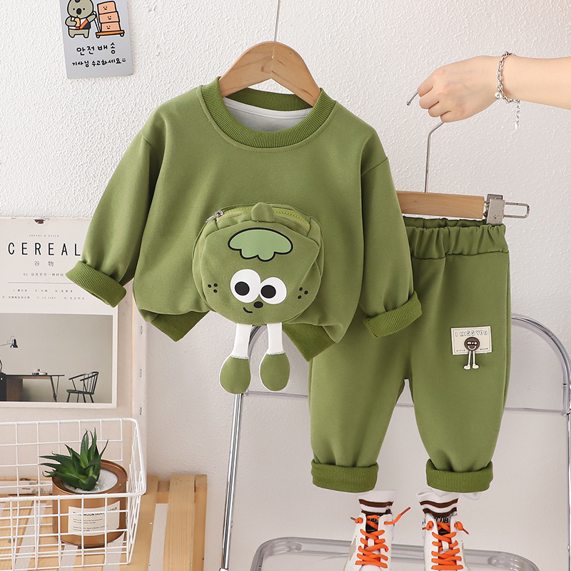 2pcs Baby Boy Pocket Dolls Set