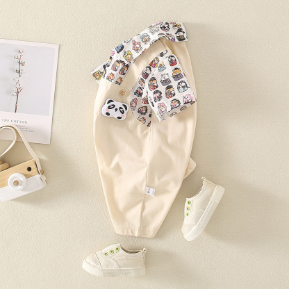 Baby Boy/Girl Cute Cartoon Panda Short Sleeve Romper