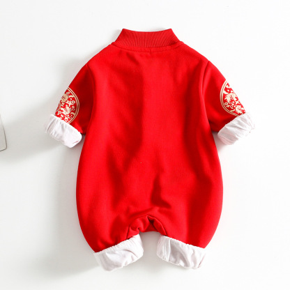 Baby Pendants Color Clash Romper