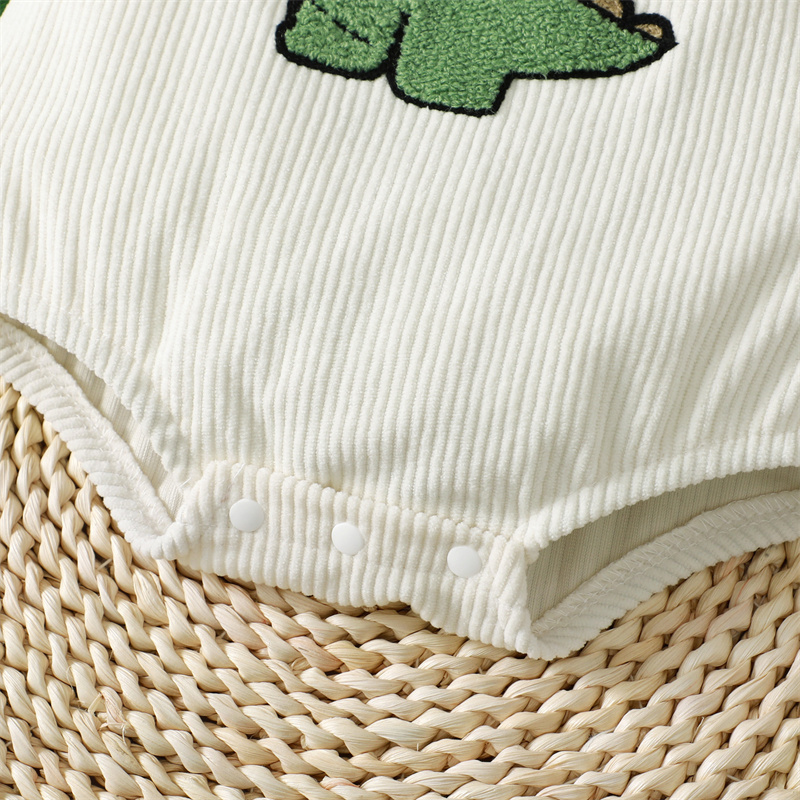 Baby Girl/Boy Cute Green Dinosaur Bodysuit