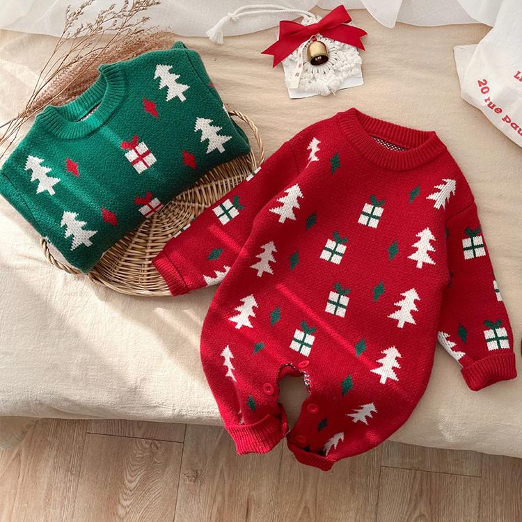 Baby Thickened Knit Romper
