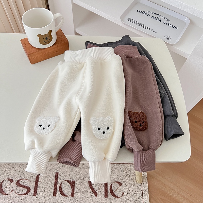 Baby Boy/Girl Fashion Casual Cartoon Bear Pants