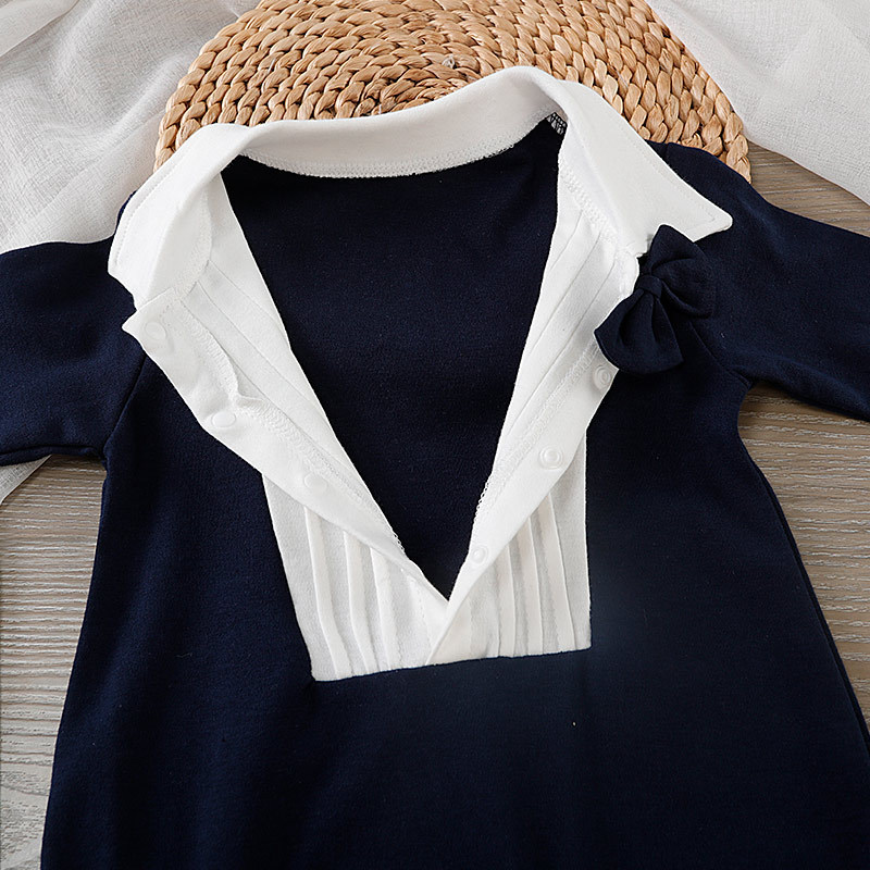 Baby Boy Bow Tie Romper