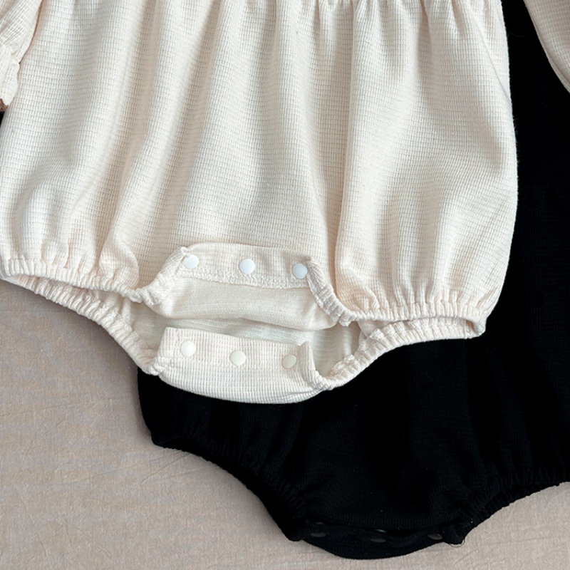 Baby Girl Lace Printing Bodysuit 