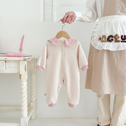 Baby Girl Cute Princess Doll Neck Romper