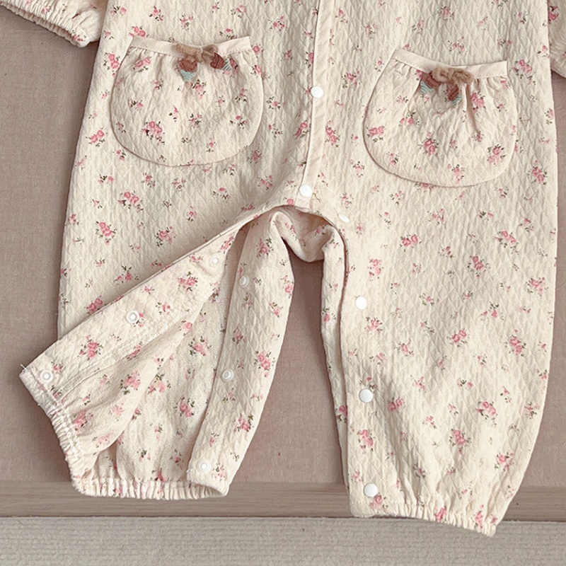 Baby Girl Lace Flap Lapel Choker Hooded Romper