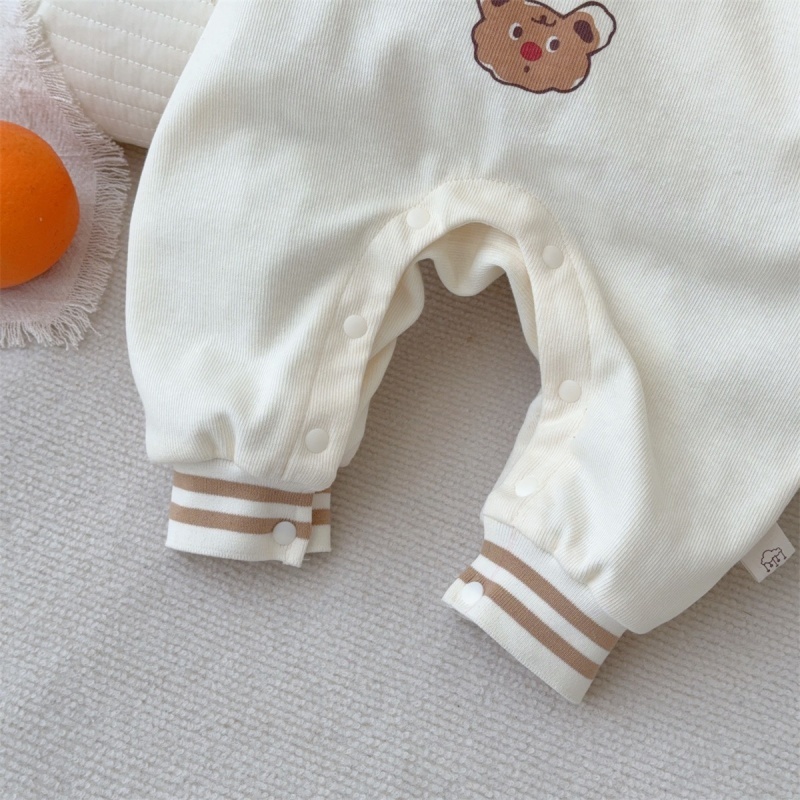 Baby Girl/Boy Cute Cartoon Happy Puppy Long Sleeve Romper