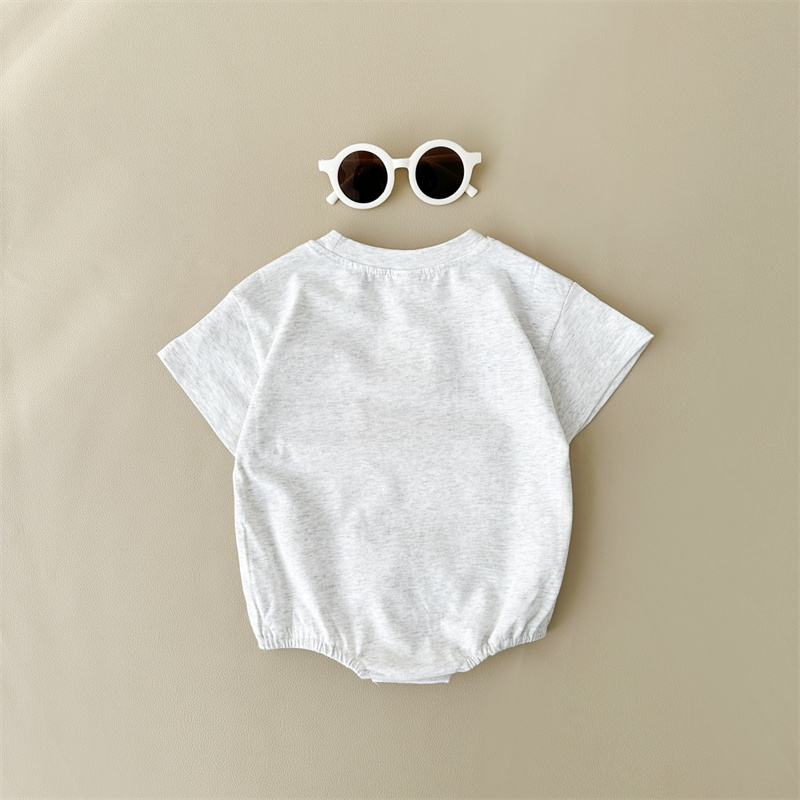 Baby Boy/Girl USA Print Short Sleeve Bodysuit