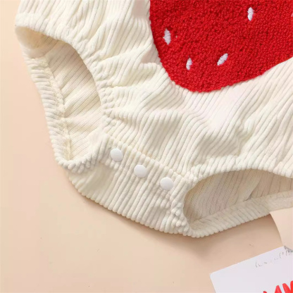 Baby Girl/Boy Red Strawberry  Bodysuit